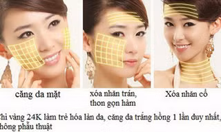 Làm đẹp bằng vàng - thừa tiền, thiếu hiểu biết