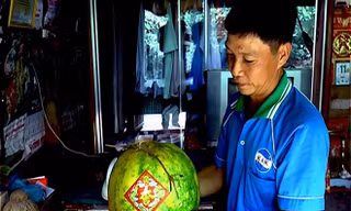Kỳ lạ trái dưa hấu để 9 tháng không hỏng