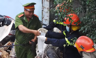 Thu giữ 500kg hoá chất tại hiện trường vụ nổ ở Sài Gòn