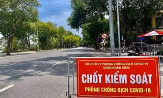 Một điểm kiểm soát phòng, chống dịch COVID -19 ở Hà Nội