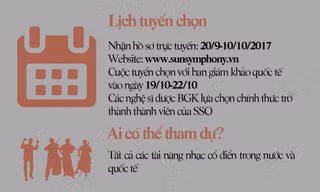 Làm sao để trở thành nhạc công của dàn giao hưởng Sun Symphony Orchestra?