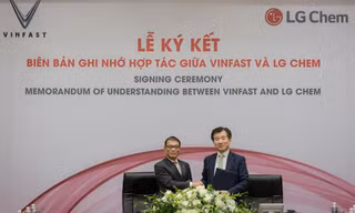 Vinfast và LG Chem hợp tác sản xuất pin tiêu chuẩn quốc tế 