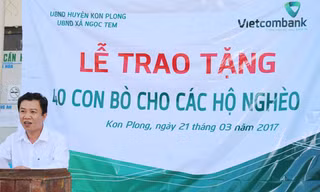 Ông Đinh Văn Toàn – Phó Giám đốc, Chủ tịch CĐCS Vietcombank Kon Tum. Ảnh: Trúc Phượng
