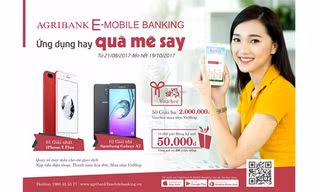 Trúng iPhone 7 Plus với Agribank E-Mobile Banking “Ứng dụng hay – Quà mê say”