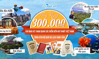 Quà tặng đặc biệt trong mùa thu chỉ có tại Mytour.vn - Ảnh: Mytour.vn