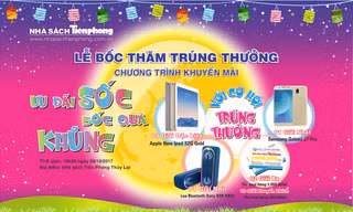 Hơn 10 ngàn người tham gia khuyến mãi “Ưu đãi sốc, bốc quà khủng” tại nhà sách Tiền Phong