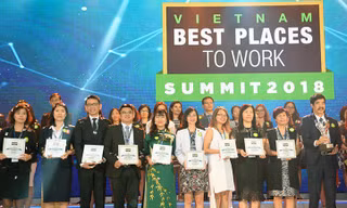 Vingroup chiếm ưu thế tuyệt đối trong top 100 nơi làm việc tốt nhất VN
