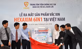 Vắc xin Hexaxim 6 trong 1 chính thức có mặt tại các Trung tâm tiêm chủng của VNVC