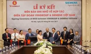 Vingroup và Siemens ký biên bản hợp tác về công nghệ