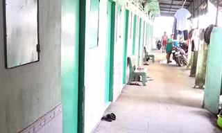 Khu dãy trọ xảy ra vụ án mạng. Ảnh: Nguyệt Triều.