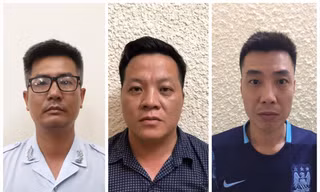 Từ trái qua phải, các đối tượng Phong, Hạ và Tuấn 