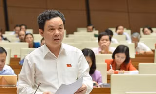 ĐBQH Hoàng Văn Cường (Hà Nôi) đề nghị công khai tất cả các báo cáo kiểm toán đã được kết luận Ảnh: Như Ý