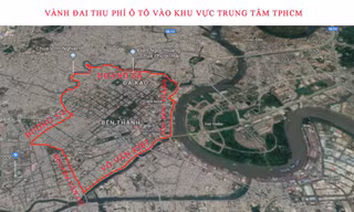 Vành đai được Sở GTVT đề xuất xây 34 trạm thu phí ô tô vào trung tâm