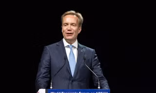 Chủ tịch WEF - Ông Borge Brende. Ảnh: Quang Hiếu.