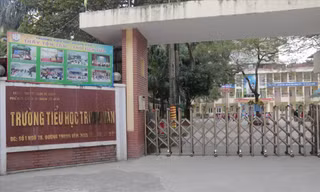 Trường tiểu học Trung Văn, nơi phụ huynh gửi đơn tố giáo viên đánh học sinh