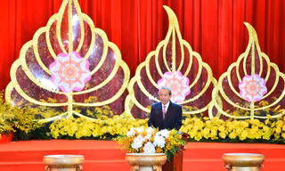 Phó Thủ tướng Thường trực Chính phủ Trương Hòa Bình khẳng định Việt Nam tiếp tục giương cao ngọn cờ nhân văn, hòa bình, hữu nghị và hợp tác của Đại lễ Vesak LHQ