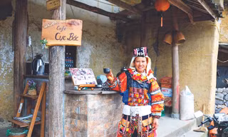 Chị Vấn chủ quán Cực Bắc