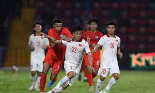 U23 Việt Nam chơi lấn lướt trước U23 Singapore 