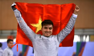 Kiếm thủ Vũ Thành An và niềm vui nhân đôi 