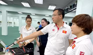 Giải bắn súng tiền SEA Games 31: Làm quen trường bắn mới, tạo cơ hội cọ xát cho VĐV 