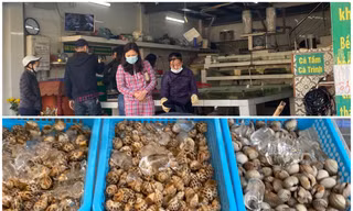 Đi chợ đầu năm: Hải sản tăng giá vùn vụt, hoa tươi rẻ hơn trước Tết ​