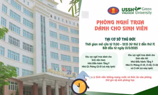 USSH TP.HCM ghi điểm với phòng nghỉ trưa "5 sao", teen Nhân Văn "ưng quá chừng"