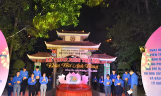Tuổi trẻ Hà Tĩnh thắp nến tri ân các Anh hùng, Liệt sĩ