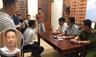 Hải bị bắt giữ sau khi gây án.
