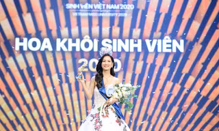 Nhan sắc rạng ngời của nữ sinh viên giành vương miện Hoa khôi Sinh viên Việt Nam 2020
