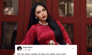 Sofia gây hoang mang với dòng trạng thái "Tôi là một nghệ sĩ hay là một con gà"