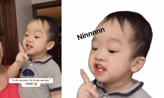 Trở thành meme bất đắc dĩ, cậu bé biểu cảm đáng yêu nhận lượt tương tác khủng