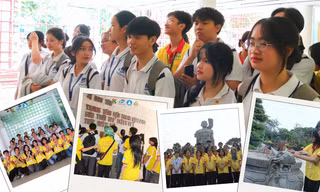 Sinh viên ĐH Mở TP.HCM "về nguồn" trong ngày truyền thống Học sinh - Sinh viên