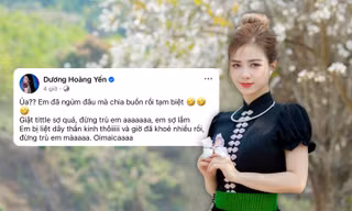Dương Hoàng Yến bức xúc trước thông tin thất thiệt về tình trạng sức khỏe
