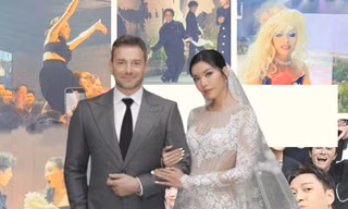 Thùy Tiên "xin vía" hoa cưới, Hòa Minzy - Huỳnh Lập "bung nóc" ở đám cưới Minh Tú