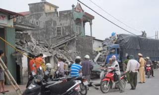 Hiện trường vụ tai nạn