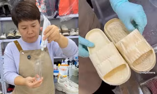 Mẹo hay đánh bật vết bẩn: "Hô biến" giày dép sạch tinh tươm chỉ trong tích tắc