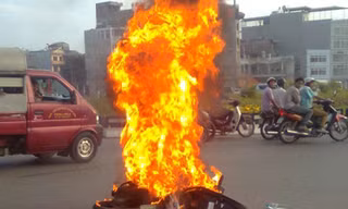 Xe cháy và những câu hỏi