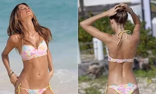 Bà xã tương lai của Adam Levine gợi cảm với bikini