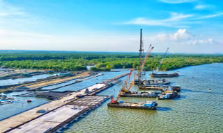 Toàn cảnh cảng biển lớn nhất Đồng Nai sắp đưa vào khai thác