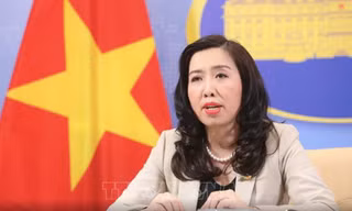 Người phát ngôn Bộ Ngoại giao Lê Thị Thu Hằng. (Ảnh: Mofa)