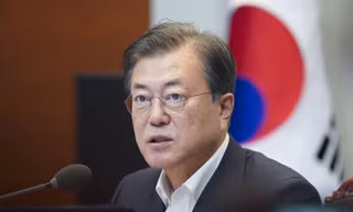Tổng thống Hàn Quốc Moon Jae-in. (Ảnh: Reuters)