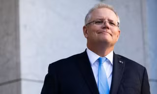 Thủ tướng Úc Scott Morrison. (Ảnh: Getty Images)