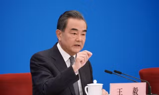 Ngoại trưởng Trung Quốc Vương Nghị. (Ảnh: Xinhua)