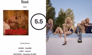 Tạp chí Pitchfork gây tranh cãi khi chê album mới của Rosé "lỗi thời và sơ sài"