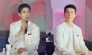 Lee Dong Wook tại TP.HCM: Biểu cảm vừa hài vừa thương, khung hình với Thùy Tiên
