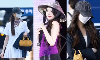 Wonyoung IVE tối giản váy áo khi đến Việt Nam, vội rời đi không kịp thay đồ