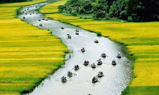 Phong cảnh Tràng An làm mê lòng người. 