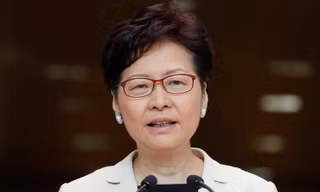 Trưởng đặc khu Hong Kong Carrie Lam. (Ảnh: Reuters)