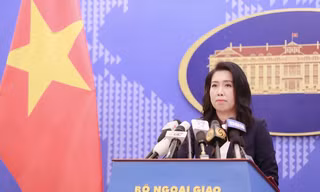 Phát ngôn viên Bộ Ngoại giao Việt Nam Lê Thị Thu Hằng.