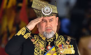 Quốc vương Malaysia Muhammad V thoái vị hôm 5/1. (Ảnh: CNN)